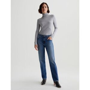 AG Ex-Boyfriend Slouchy Slim Jean High Rise Tapered Comfort Stretch Size 33R EUC